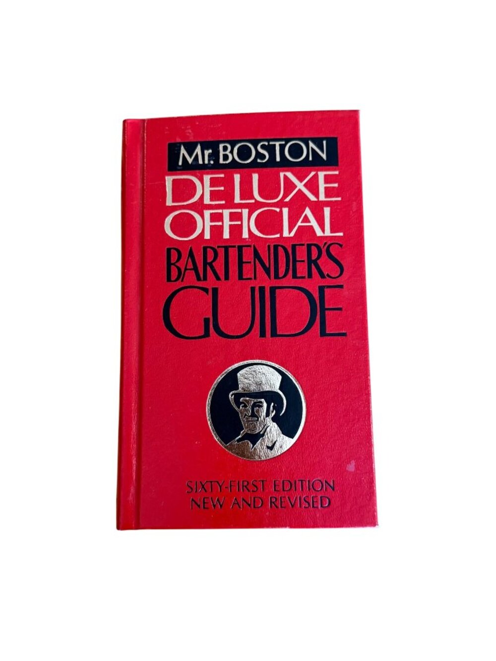 Mr Boston Deluxe Official Bartenders Guide Sixty First Edition Red Hardcover